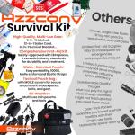 Emergency Survival Kit with First Aid Gears and Supplies - EDC Go Bugout Bag - Get Home Backpack for Camping Outdoor - Tactical Military Molle Pouch Grade - Gift for Man Woman (Home/Car)