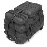 ONE WVW PIN Tactical Backpack for Men, 45L Military Gym Backpacks, Large 3-Day Assault Pack Bug Out Bag MOLLE Daypack for Rucking Fishing Camping(Black)