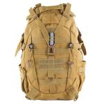 aiGear Tactical Backpack for Men, 25L Military Backpack, 3-Day Bug Out Bag for Camping Hiking Hunting with Molle System Army Daypack (25L Khaki)