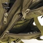 Military Tactical Pack Backpack Army Molle Bug Out Bag Small Rucksack Outdoor Hiking Camping Trekking Hunting Tan