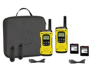 Motorola Tlkr T92 H2O PMR446 2-Way Walkie Talkie Waterproof Radio Twin Pack with Travel Case