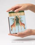 Curator Home Luxury Gift Long Safety Matches I Stylish Square Matchbox (Giraffes)