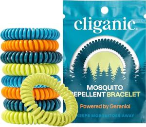 10-Pack Natural Mosquito Repellent Bracelets