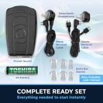 Digital Personal Sound and Voice Amplifier with Single Ear and Double Ear Headphone Earbuds with Microphones The Best Hearing | Adult Listening Device