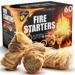 Natural Pine Fire Starter - 60 Pack