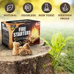 Natural Pine Fire Starter - 60 Pack