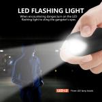 Personal Alarm Keychain with LED Light for Safety