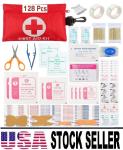 Portable Military First Aid Kit - 128 Pieces