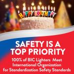 BIC Classic Lighter 5-Pack, Assorted Colors