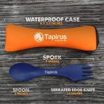 Tapirus Blue Spork Set - Outdoor Mess Kit