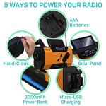 FosPower NOAA Emergency Weather Radio & Power Bank