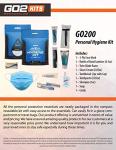USA-Made Go2Kits Toiletry & PPE Kit (1 Pack)