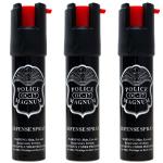 Tactical Compact Pepper Spray 3-Pack - Maximum Strength