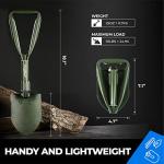 AugTouf 18" Folding Shovel for Camping and Emergencies