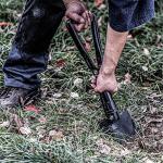 AugTouf 18" Folding Shovel for Camping and Emergencies