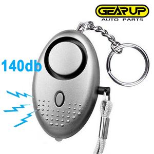 Loud Personal Alarm Keychain with LED Light