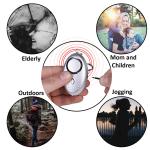 Loud Personal Alarm Keychain with LED Light