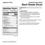 Freeze Dried Beef for Emergency Prepping