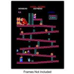 Retro Arcade Art Prints Set for Gamers