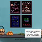 Retro Arcade Art Prints Set for Gamers