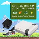 NES Power Supply Adapter - 9V 1300mA Replacement
