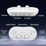 OSTENT Wired Classic Wii Gamepad Controller