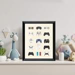 Retro Video Game Posters for Gamer Room Decor