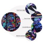 Cool Neon Game Controller Wall Tapestry