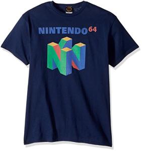 Nintendo N64 Logo T-Shirt for Men, Navy
