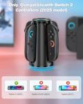 Switch 2 Charging Dock with RGB Lights and More