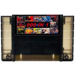 900-in-1 SNES Game Cartridge - Transparent Black