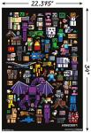Minecraft Mobbery Wall Poster - 22.375" x 34