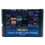 Retrotech 196-in-1 Game Cartridge for Sega Genesis