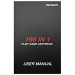 Retrotech 196-in-1 Game Cartridge for Sega Genesis