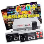 Biloxi 620 Retro Mini Game Console with 620 Games