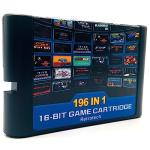 Retrotech 196-in-1 Game Cartridge for Sega Genesis