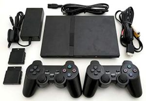 Sony PS2 Slim Console with 2 Wireless Controllers
