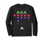 Vintage Arcade Space Game Long Sleeve T-Shirt