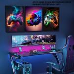 Retro Gaming Wall Art Set of 3 Posters