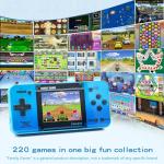 Portable Retro Handheld Game Console with 220 Games