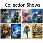 Pounchi Shooting Game Posters 8-Pack HD Prints