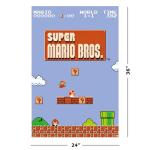 Super Mario Bros. Vintage Game Screen Poster 24" x 36