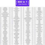 800-in-1 Cartridge for SNES Super Nintendo