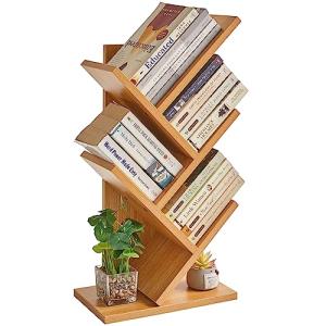 Retro Gaming 4 Tier Tree Bookshelf in Wood