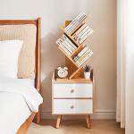 Retro Gaming 4 Tier Tree Bookshelf in Wood