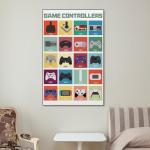 Classic Video Game Evolution Canvas Wall Art