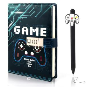 Locked Game Journal for Boys 8-18, Ideal Gift