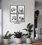Retro Video Game Poster Prints - 4 Pack