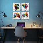 Cool Gamepad & Headphones Canvas Wall Art Set