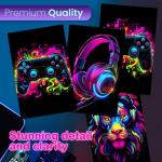 6-Piece Retro Gaming Wall Art Set